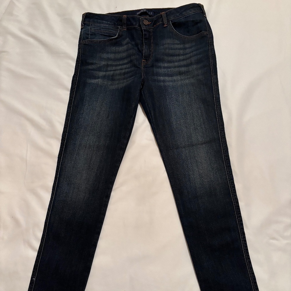 Zara Basic dark blue jeans  size 6